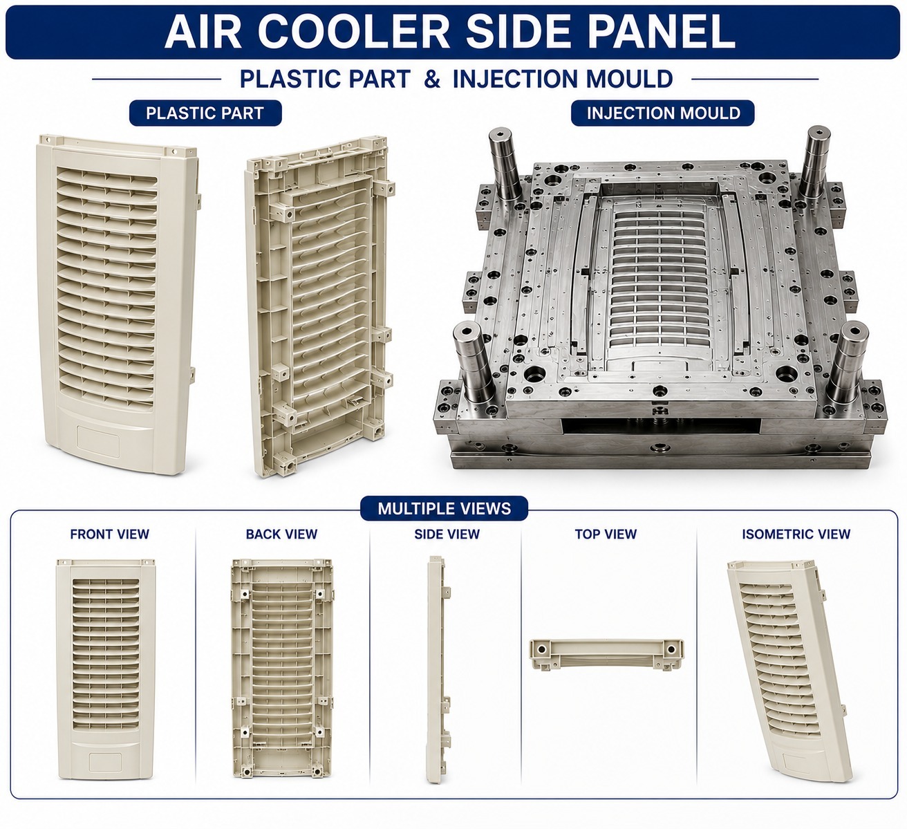 Air Cooler Plastic Side Panel